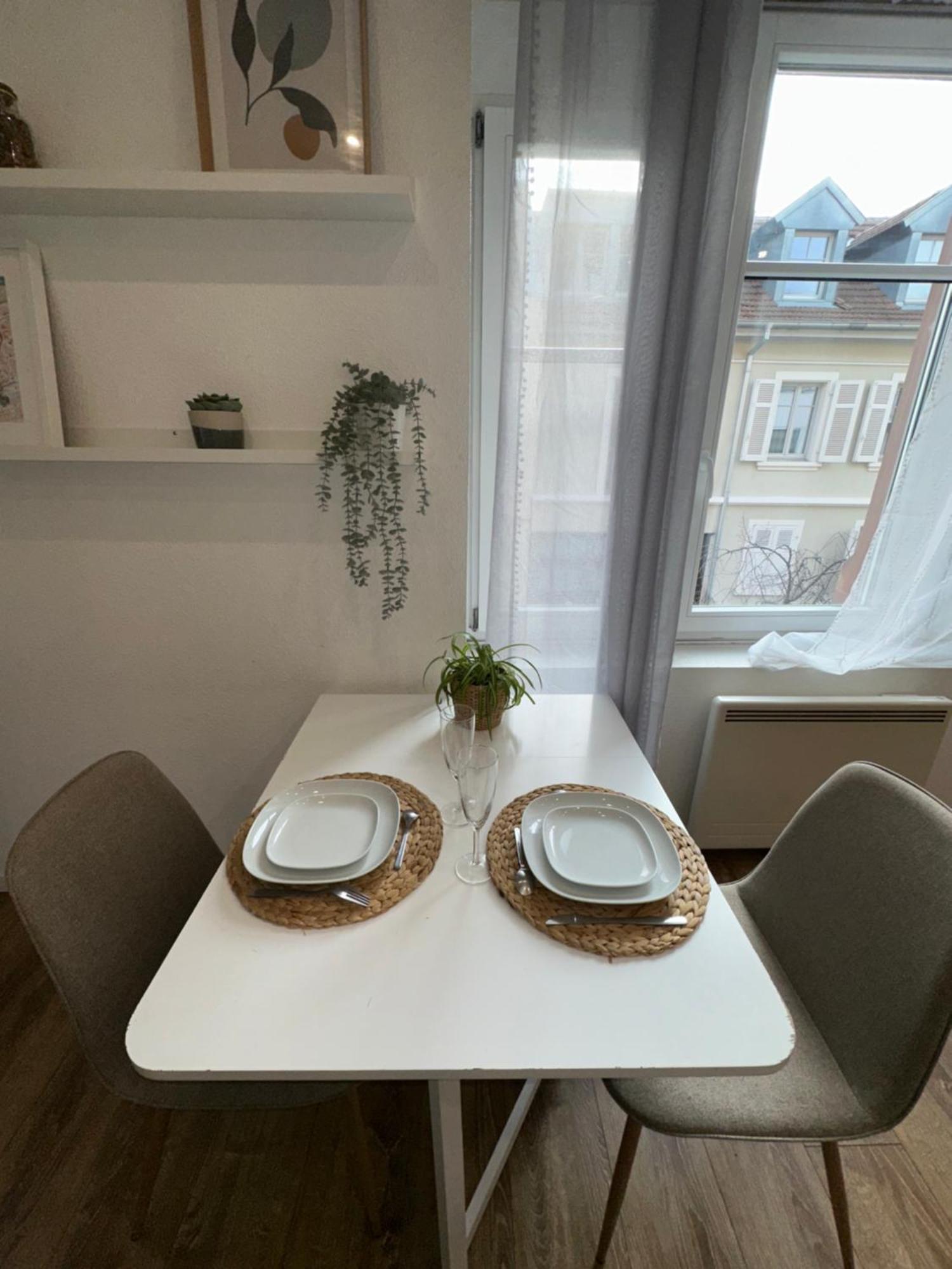 # Le 2 # Tres Beau T3 1Er Etage Tout Confort, Neuf, Mulhouse Centre Exterior foto
